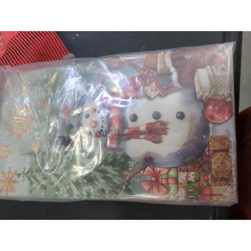 100 Pcs Christmas Guest Napkins 2 Ply Snowman Disposable Paper Napkins for Decoupage Snowflake Elk Xmas Tree Decorative Winter Christmas Cocktail Guest Hand Towel for Party Table Dinner Bathroom