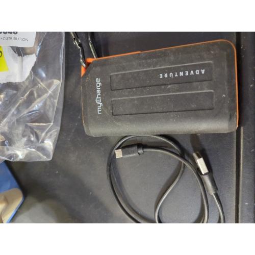 (ORANGE) myCharge Portable Charger Waterproof USB C Power Bank Adventure, Rugged Outdoor External Battery Pack Backup (6700 mAh