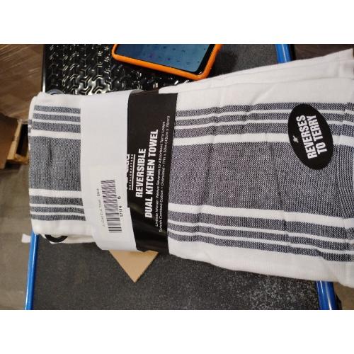 All-Clad Dual-Purpose Kitchen Towels: Highly Absorbent - 100% Cotton, 17x30 Dish Towels for Cleaning & Drying Dishes & Glassware, 6-Pack, Pewter