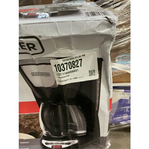 Black Decker 12 cups Black Coffee Maker