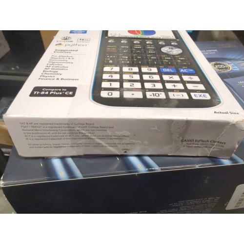 Color Black Casio High-Resolution 3D Color Graphing Calculator - Black (FX-CG50)