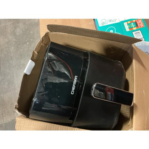 Chefman Air Fryer – 4 QT Compact Airfryer for Quick & Easy Meals in Minutes, Features Hi-Fry Technology for Extra Crisp, Touchscreen Controls with 4 Presets, Nonstick & Dishwasher Safe Basket - Black