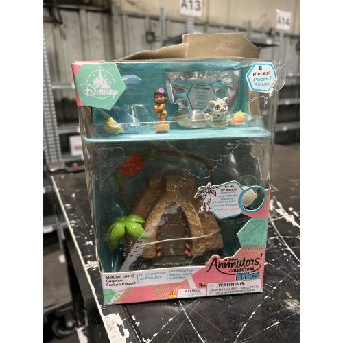 WDW Theme Parks Disn Parks Animators' Collection Micro Playset Moana