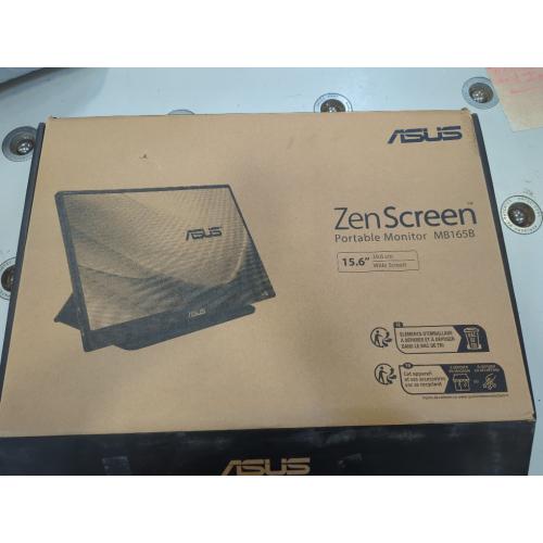 Black Asus ZenScreen MB165B Portable USB Monitor - 15.6 Inch HD