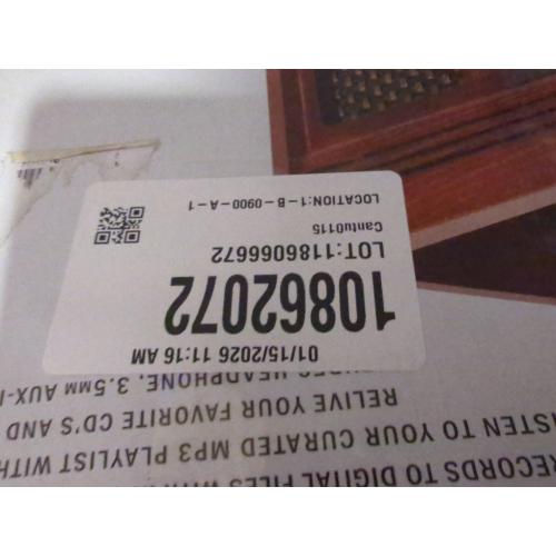 Victrola Aviator 8-in-1 Bluetooth Record Player & Multimedia Center with Built-in Stereo Speakers - 3-Speed Turntable, Vinyl to MP3 Recording, Wireless Music Streaming, Mahogany