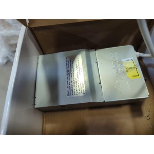 Lithonia Lighting WF4 LED 30K40K50K 90CRI MB M6 Recessed Wafer Downlight with Ultra Thin Round Trim, Color Temperature Selectable, 3000K | 4000K | 5000K, 4-Inch, Matte Black