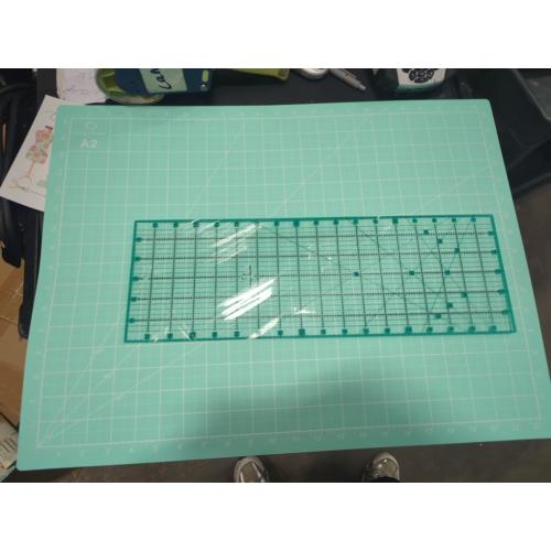 Free Motion Quilting Slider Mat with Tacky Back 12’’ x 20’’, Self-Sticky Quilting Accessory Slip Mat, Help Easy Sewing Mat with Grid Marked - 1 Piece