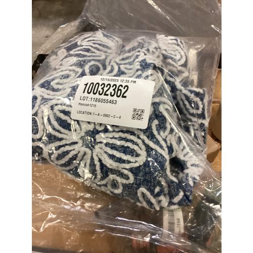 Denim Embroidered Crop Top with Front Tie Detail SIZE SMALL