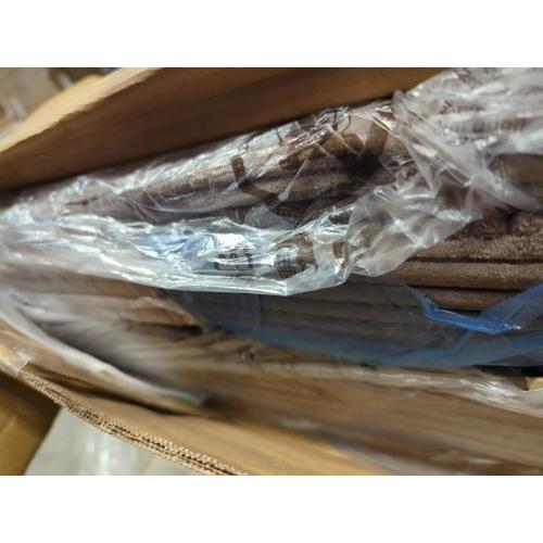 Dunwoody Upholstered Wingback Queen Size Platform Bed,Gray