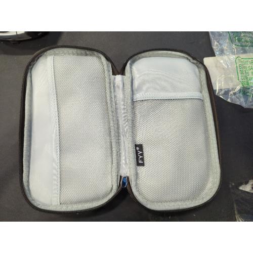 Coffee FYY Electronic Organizer, Large Travel Cable Organizer Bag Pouch Electronic Accessories Carry Case Portable Waterproof Double Layers All-in-One Storage Bag for Cable, Cord, Charger, Phone, Coffee