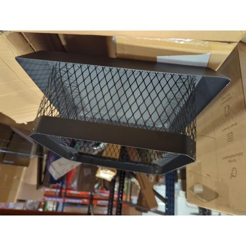 13 x 13 Chimney Caps Fireplace Chimney Cover for Outside Flue Tile Clay, Chimney Flue Cover Chimney Vent Cap with Screen Hood Plate,Galvanized Steel Chimney Rain Cap Roof Rain Guard Top Protector