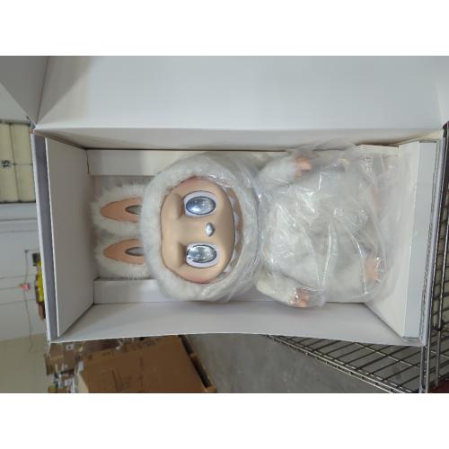 Silver 22.83 POP MART The Monsters - Angel in Clouds Vinyl Face Doll, 22.83 inches Height, Toys for Modern Home Decor, Collectible Toy Set for Desk Accessories, 1PC