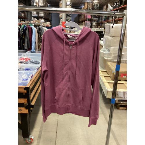 SIZE XL.  Boxercraft BW5201 Women S Dream Fleece Full-Zip Hoodie-ORCHID HEATHER
