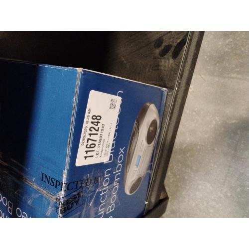 Insignia AM/FM Radio Portable CD Boombox with Bluetooth