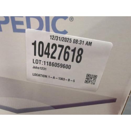 Size 75 x 39 Therapedic - 2 Inch Swirl Gel Memory Foam Mattress Topper TWIN 75 L x 39 W.