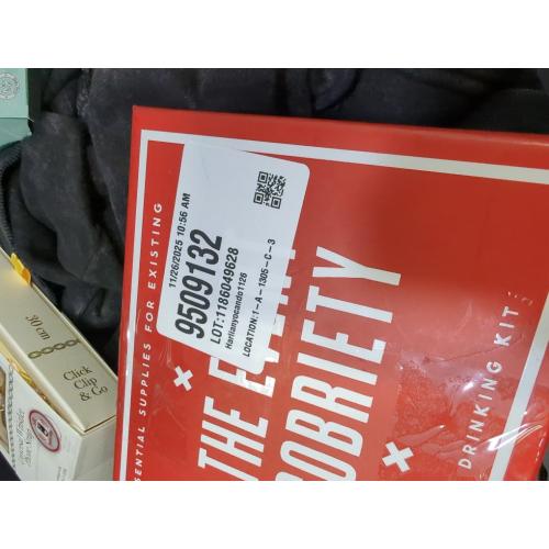 In The Event Of Sobriety Emergency Drinking Kit