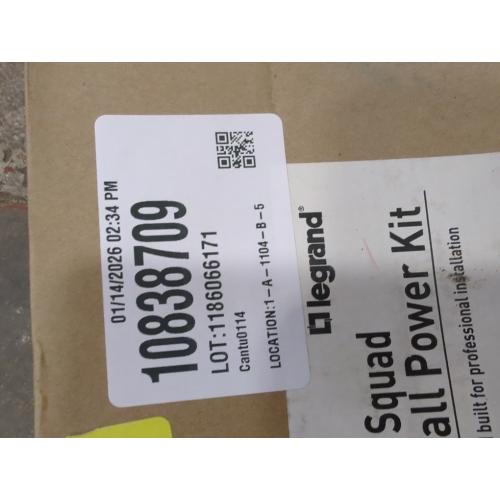 Legrand Geek Squad in Wall Power Kit - White GSK701