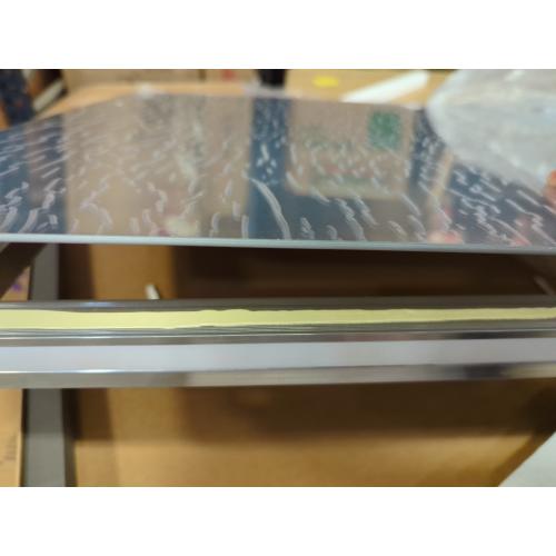 Silver Frame LED Mirror