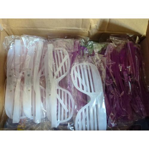 125 Pack Glow in the Dark Party Supplies for Kids Adults,Light Up Party Favors with 25 LED Glow Glasses Sunglasses,100 Glow Sticks Bulk Glow Bracelets for Wedding Pool Fiesta Back to School Halloween