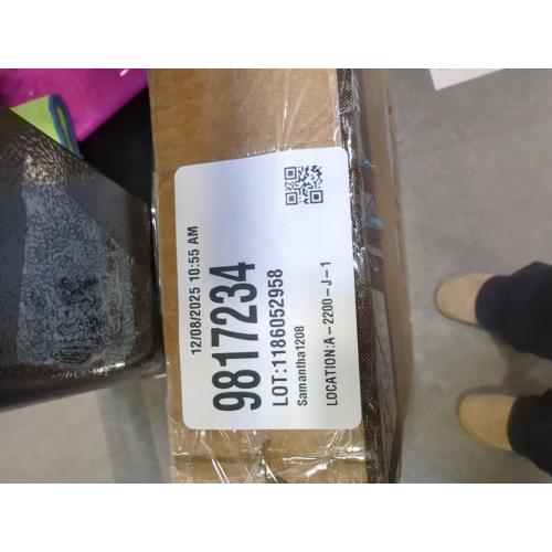 Malier Metal Freestanding Dog Gate, 32'' Height Outdoor Indoor Dog Fences, Extra Wide Foldable Puppy Gate for Stairs (Black, 【2 Panels】 40''W × 32''H)