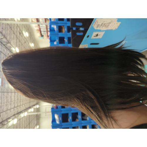 Chocolate Brown Lace Front Wig, 13x4 Synthetic Lace Wigs Pre Plucked 26inch Long Straight Glueless Dark Brown Wig For Black Women Beginner Friendly Suitable For Everyday Wear