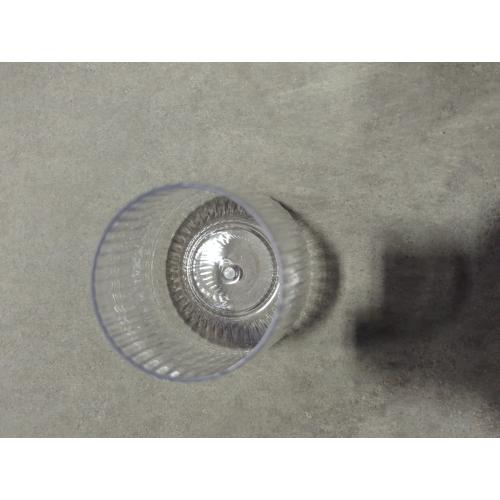 20 Pack Plastic Wine Glasses, 12Oz Diamond Disposable Wine Glasses Unbreakable Clear Plastic Cocktail Glasses Recyclable Shatterproof Reusable Wine Cups