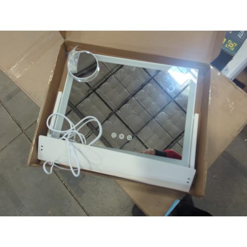 Size 13x17 Color White FENNIO Vanity Mirror with Lights 13'' x 17'' Makeup Mirror with Lights,Vanity Mirror Touch Screen with 3-Color Lighting,Dimmable,for Vanity Desk Bedroom White