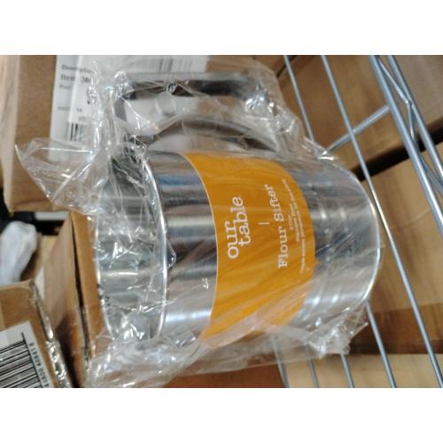 Our Table 3-Cup Stainless Steel Flour Sifter