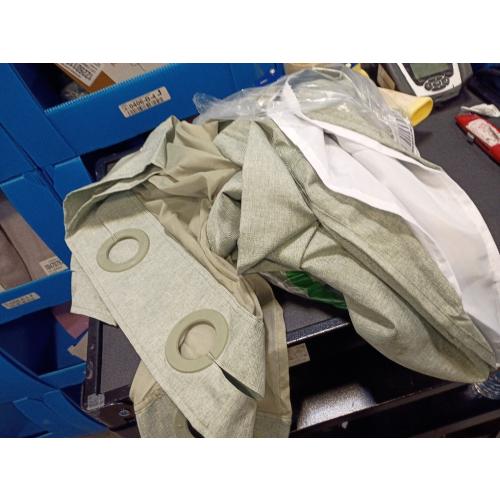 Wonicy Linen Texture Curtains for Bedroom Solid 100% Blackout Thermal Insulated Sage Green Curtains Grommet Room Darkening Curtains/Draperies for Living Room Nursery 52x84 Inch (2 Panels)