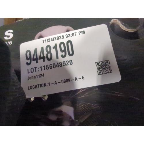 Size S 5/6 Color Black Disney Men's Nightmare Before Christmas Slippers - Jack Skellington Plush Slip-On House Shoe Slides