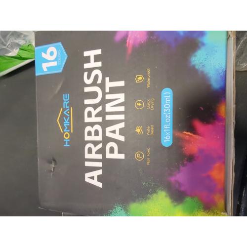 30ml Bottles of Airbrush Paint, 16 Colors Airbrush Paint Set, Water Based Air Brush Paints, Ready to Spray, Air Brush Painting Set, 30ml/Bottle