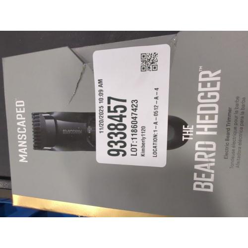 MANSCAPED The Beard Hedger SkinSafe Cordless Beard Trimmer, Waterproof Clippers for Facial Hair Shaving