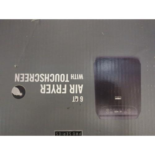 Black Bella PRO - 6-qt. Touchscreen Air Fryer - Matte Black