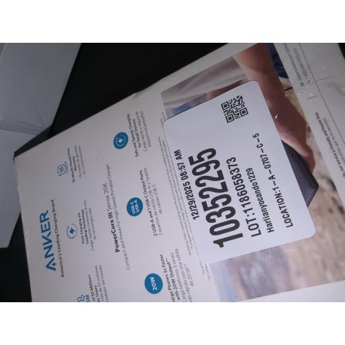 Anker PowerCore III Sense 20K USB-C Portable Battery Charger - Black