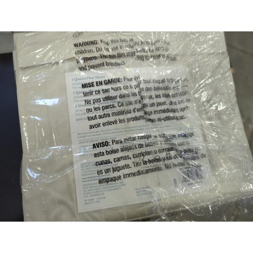 Nestwell Pima Cotton 500-Thread-Count Queen Sheet Set in Birch Stripe