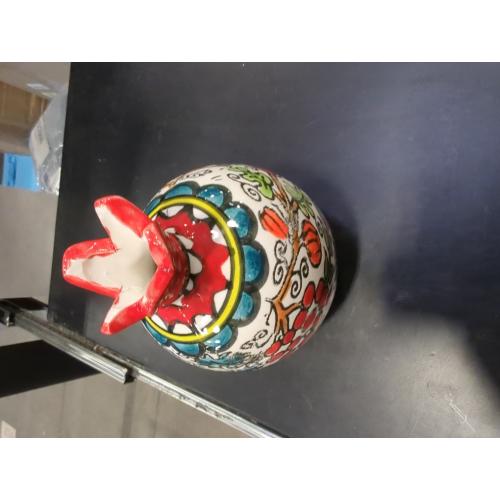 Armenian Pottery Jerusalem Painted Pomegranate