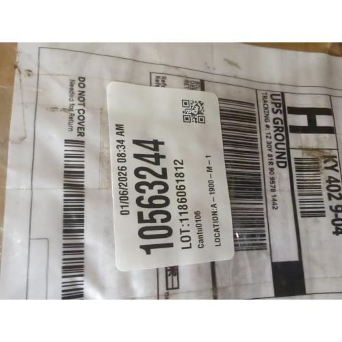 EdisonWalker Edison - Sliding Barn Door Highboy Storage Console for Most TVs Up to 52 - Stone Grey