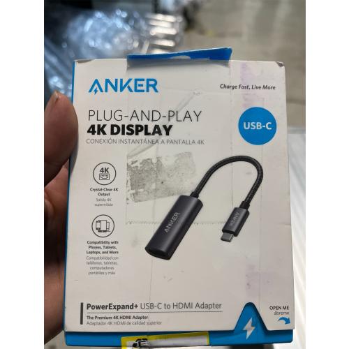 Anker USB C to HDMI Adapter (4K@60Hz), 310 USB-C Adapter (4K HDMI), for MacBook Pro, MacBook Air, iPad Pro, Pixelbook, XPS, Galaxy, and More(Compatible with Thunderbolt 3 Ports)