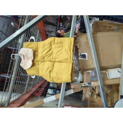 Outerwear Coat Baby Boys Girls Down Vest Kids Padded Vest Sleeveless Jacket Coat Warm Puffer Vest Outwear Down Cotton Vest (Color : Yellow, Size : 3 Years)