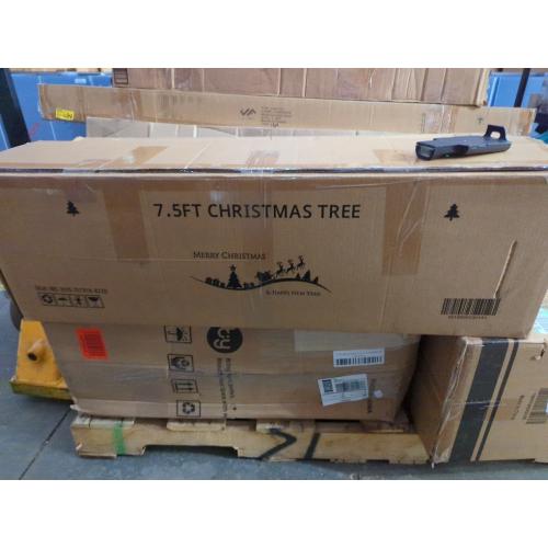 6ft Artificial Christmas Tree Premium Pine Xmas Tree with 1000 Branch Tip, 1 Minute Christmas Tree Unlit Realistic Holiday Party Decor for Home Office, Foldable Stand, Easy Assembly