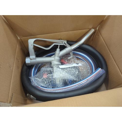 Motor Tech Diesel Transfer Pump, 12 Volt Fuel Transfer Pump with Nozzle Hoses for Transferring Diesel, Kerosene, Self Priming DC Electric Fuel Pump Kit