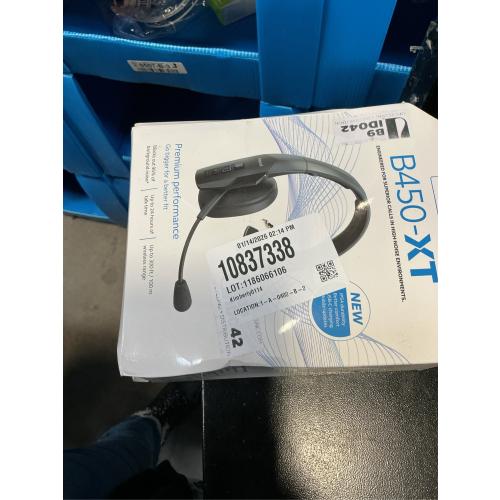 BlueParrott B450-XT Wireless Bluetooth Noise Cancelling Headset, 24hrs battery