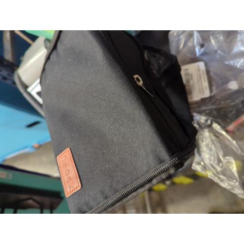 Deosk Lunch Bag Reusable Small Lunch Box for Men Women Insulated Portable Lunchbox for adults Suitable for School Work Picnic (Black)