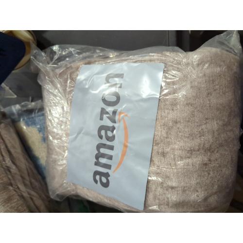 Carnaby Distressed Velvet Window Curtain (Brown)