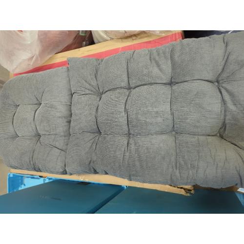 Lokex Rocking Chair Cushion Only,Tufted Non-Slip Comfortable Rocking Chair Cushions Indoor with Ties,Striped Rocking Chair Pads