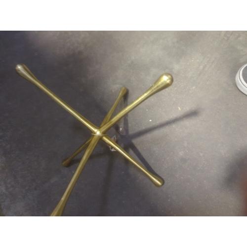 Gold Metal Jack Sculpture