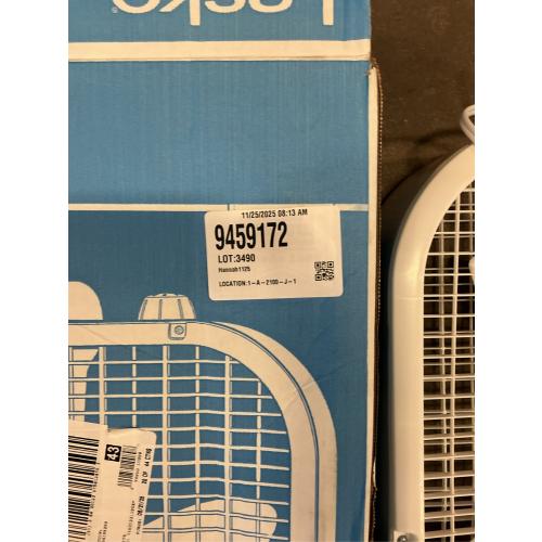 Lasko 21-3/4 in. H X 20 in. D 3 speed Box Fan