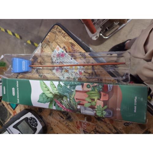 Long Probe Soil Moisture Meter for Plants, Plant Moisture Meter for House Plants, Plant Water Meter for Indoor & Outdoor Large Potted Plants, Hygrometer Gardening Gifts - No Battery Needed