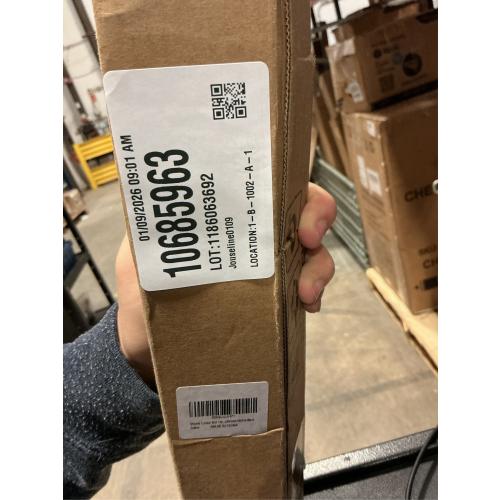 Ausemku Shower Curtain Rod Tension - 26-76 Inch Never Rust Non-Slip Spring Tension Curtain Rod No Drilling Stainless Steel Curtain Rod Use Bathroom Kitchen（Black）