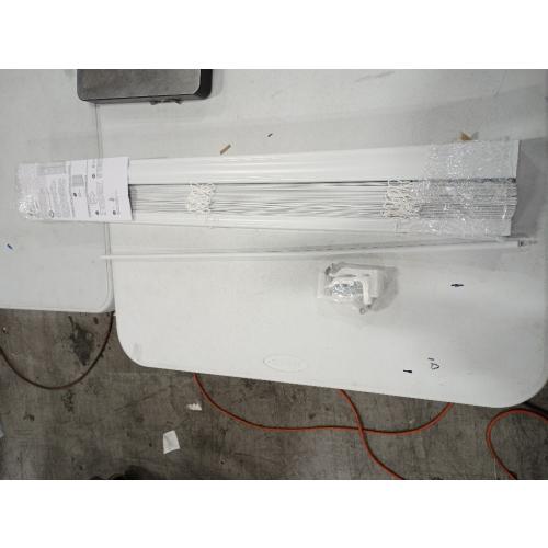 Project Source Premium 2-in Slat Width 35-in x 72-in Cordless White Vinyl Room Darkening Horizontal Blinds